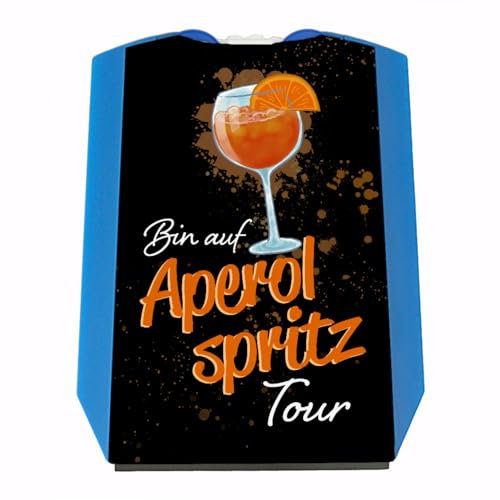 speecheese Cocktail Parkscheibe mit Spruch Bin auf Aperol Spritz Tour eine Bunte Parkscheibe für Dein Auto lustige Aperolspritz Frauen Führerschein Alkohol Eiskratzer Motiv Getränk