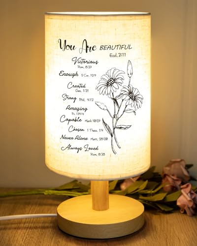 SOUHONEY Christliche Geschenke für Frauen, religiöse Geschenke für Frauen, christlich-katholische Jesus-Lampe für Schlafzimmer, Nachttisch, spirituelle motivierende Ermutigung, Inspiration