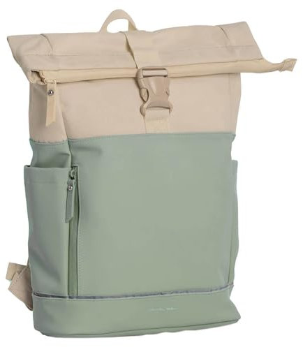 Daniel Ray Rucksack Pittsburgh mit Rolltop-Verschluss - Rolltop-Tasche mit Laptop-Fach in Mint Green