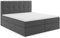 MRGROUP Boxspringbett PATRYCJA mit Bettkasten Matratze Topper Doppelbett (Inari 96 - dunkelgrau, 140 x 200 cm)