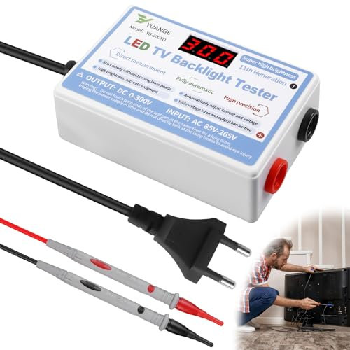Tester a LED, tester di retroilluminazione a LED, con coppia di sonde di prova, tester di tensione e tester di continuità, tester LED con perle, tester di circuito con interruttore, strumenti di
