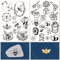 craspire 51Pcs Abeille Hydrosoluble Broderie Stabilisateurs Honeybee Hive Pot de Miel Fleur Couture à la Main Bâton et Point A4 Transferts Tissu Lavable Pré Imprimé Auto Adhésif pour Les Amateurs