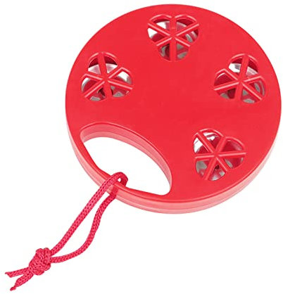 Hand-Tamburin-Tamburin für Erwachsene, Kunststoff + rostfreie Orff-Glocken, Tamburine, Musik-Percussion-Instrument