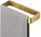 SAYAYO Handtuchhalter Ohne Bohren 20CM Handtuchstange Ohne Bohren Selbstklebend Handtuchhalter Gold Wandmontage Aluminium Badetuchhalter für Badezimmer und Küche