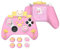 PlayVital Sweetheart Kitty Silicone Cover Compatible with Xbox Series X/S Controller with Thumb Grips and Stickers, Soft Rubber Protector with Anti-Slip Grip for Xbox Core Controller - Pink