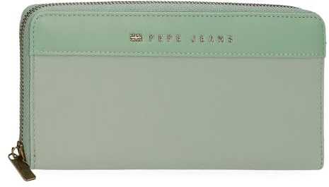 Pepe jeans Joumma Bags Morgan Handtaschen und Reisezubehör, beige, schwarz, grün, Kunstleder für Damen, grün, Talla única, Geldbörse