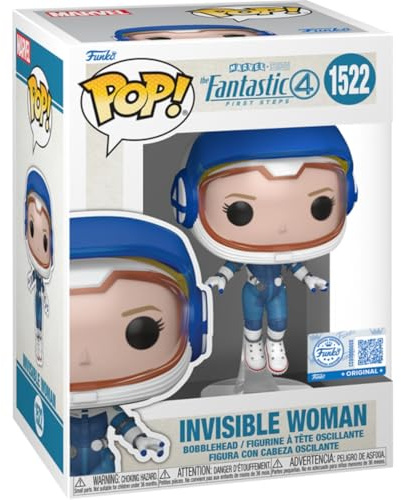 Funko Pop! Marvel: The Fantastic Four First Steps - Invisible Woman (Astronaut Special Edition) #1522