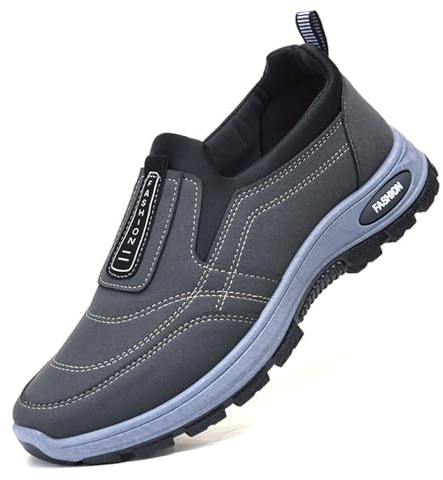 Chaussures Mode Et Sport pour Hommes Shoes Chaussure Homme Pieds Sensibles sans Lacets Confortable Ete De Randonnee Mens Trainers Trail Cuir Baskets Urbano Randonnée en Masculin Orthopédiques