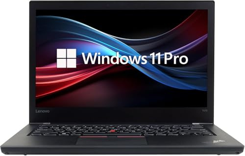 Lenovo Thinkpad T470 Business Laptop, 14 FHD (1920x1080), Intel Core i5-6300U, 8 GB RAM, SSD da 256 GB, tastiera US QWERTY Windows 11 Pro (ricondizionato)