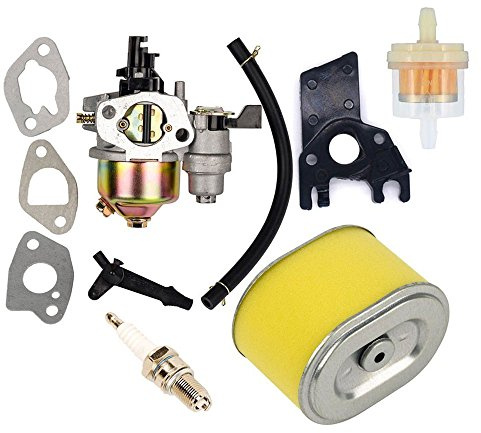 OxoxO Vergaser mit Kraftstofffilter Luftfilter Zündkerze kompatibel mit Honda GX140 GX160 GX200 5,5 6,5 PS Motor Generator Rasenmäher Motor