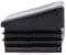 10 Pack Angled Rectangular Insert, Tube End Cap, Tube Inserts, Plastic Chair Feet, Box Section Insert, Furniture Feet, Black Feet (40mm x 20mm OD - 1mm - 1.5mm Wall Thickness)