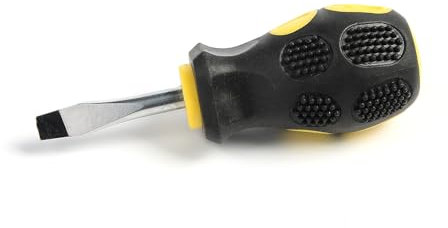 Mini Stubby Screwdriver Slotted Screwdriver Small Compact Hand Tools for Repair Works