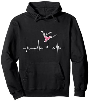 Ballett Herzschlag Junge Mädchen Ballerinas Pullover Hoodie
