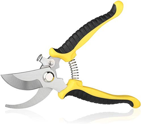 Sécateur de jardin multifonction en acier inoxydable coupe lame tranchante pour branches, tiges, plantes en pot et fleurs - Ciseaux de coupe avec serrure