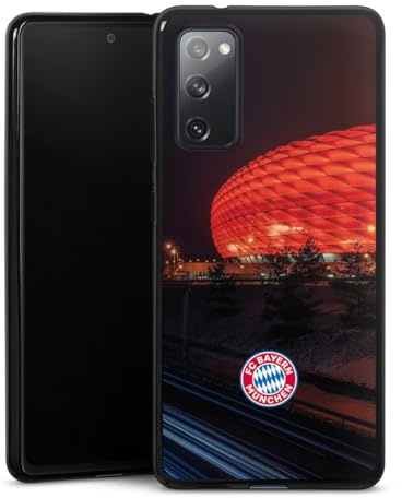 DeinDesign Silikon Hülle kompatibel mit Samsung Galaxy S20 FE Case schwarz Handyhülle FC Bayern München FCB Stadion