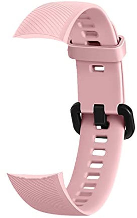 Armband Kompatibel mit Honor Band 5 Fitness Armband - Sport Silikon Uhrenarmband Replacement Wechselarmband Ersatzarmband für Huawei Honor Band 5 Smartwatch (Rosa)