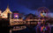 LHJOYSP Puzzle 1000 Teile Erwachsene Stadt Kalifornien Mickey Mouse Attraktionen California Adventure Park Resort Paradise Pier Achterbahn 75x50cm