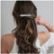 Yheakne Boho Kristall Haarspange Pin Silber CZ Bar Haarnadel Haarspange Vintage Haarspange Pins Dekorative Bobby Pin Strass Bar Haarspange Glanz Braut Haarschmuck für Frauen und Mädchen (Silber C)