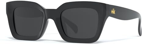 Hanukeii Unisex Los Roques Sonnenbrille, Schwarz, One Size