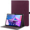 HGWALP Universal Hülle für 9,9.7,10.1,10.2,10.5,10.9,11 Zoll Tablet,Multi-Viewing Angles PU Leder Stand Folio Hülle mit Handschlaufe für 9-11 Zoll Tablet,mit verstellbarem Silikon Band-Lila