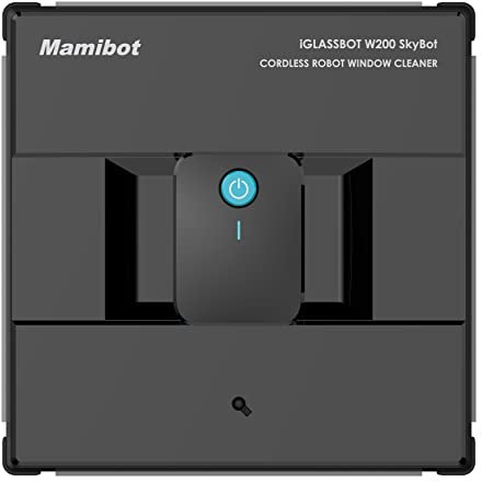 Mamibot Robot limpiador de ventanas inalámbrico usado para limpiar ventanas de gran altitud, con mando a distancia, protección contra caídas
