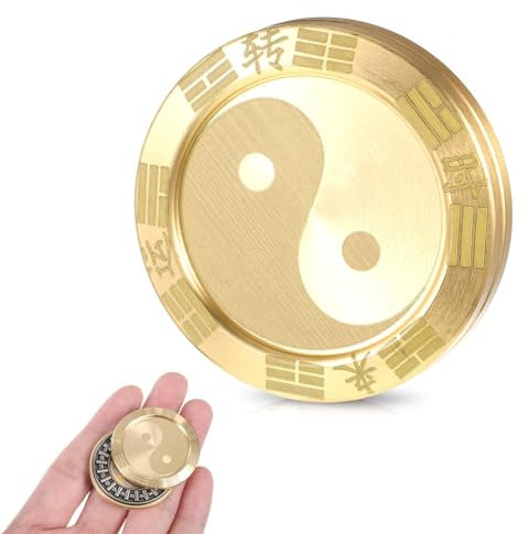 gotyou Fidget Slider Spielzeug, Autismus Angst Sensorisches Zappelspielzeug, Angst Stressabbau Magnetisches Fidget, Metall Fidget Toys Glücksmünze