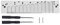 Harmonica Comb, 12 Hole Chromatic Scale for HOHNER 270D Original 270 LA12 TOOTS Reed Plate, Comb Harmonica Part Playing Accessories (Silver)