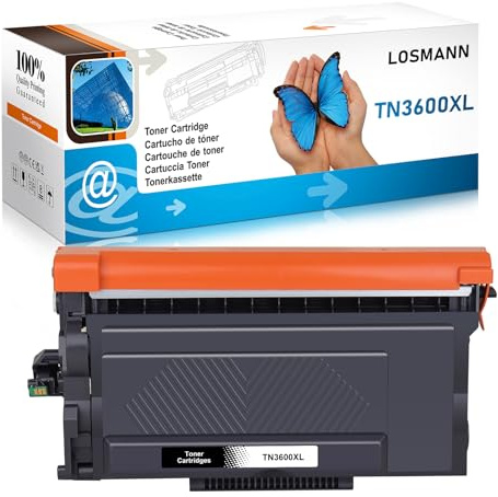 LOSMANN TN-3600XL Toner Kompatibel für Brother TN3600 XL (1x Schwarz) | für Brother HL-L5215DN L6210DW L6410DN L6415DN L5210DN L5210DW MFC-L5715DN L6710DW L6915DN L5710DN L5710DW DCP-L5510DW EX910