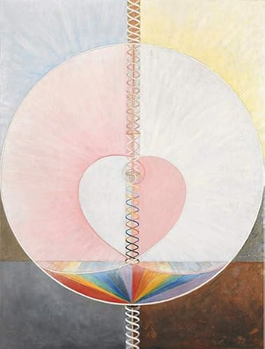 LIBINUP Leinwand-Poster ohne Rahmen, 50 x 70 cm, Gruppe Ix von Hilma Af Klint