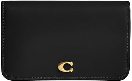 Coach Étui Fin pour Cartes, Noir, Noir