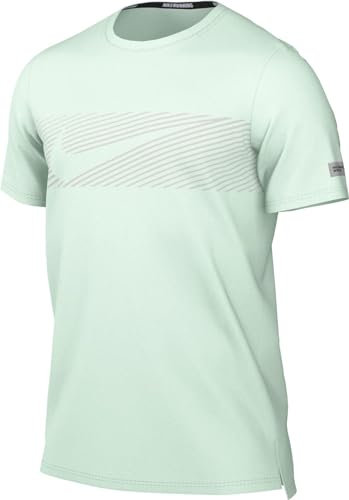 Nike Top Herren Flash Miler Top, Barely Green/Reflective Silv, FN3051-394, L