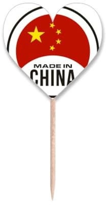China - Palillos de dientes redondos nacionales chinos con diseño de corazón