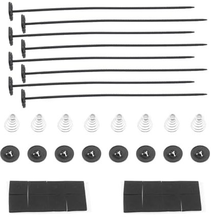 VGOL Lot de 2 Ventilateurs Universels pour Radiateur Électrique de Voiture - Kit de Montage de Ventilateur de Refroidissement pour Ventilateur Électrique Fin de 7 9 10 12 14 16