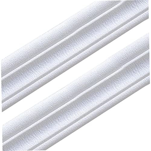 Borde de Papel Tapiz Autoadhesivo 2 Uds. Moldura de Borde de Espuma Pegatina de de Pared Impermeable 3d 2.35 M Estilo 1