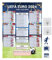 EM Spielplan Poster für Euro Dekoration 2025 A1 Format EM Fussball Planer Europameisterschaft 2025 Spielplan, Geschenke für Fußballfans für Home Office Bar Club Football Poster(70cm x 100cm)
