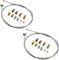 ECHAALY, Cable de Embrague Universal, cable de freno, Cable de Embrague de Motocicleta 1,4 mm [2 Cables x8 tuercas ]