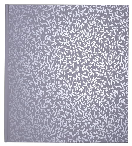Exacompta - Ref 16365E - 1 Authentik book photo album - 300 photos - 60 white pages - format 29 x 32 cm - cover covered with blue grey coated paper