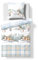 fleuresse Aspen Biber Bettwäsche 155x220 Hirsch Bäume Häuser Schnee Karo 434474-2