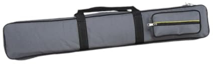 Dickly Funda para Tacos de Billar, Palo de Billar, Bolsa de Transporte, Ligera, 1/2, Taco de Billar, Bolsa Protectora Resistente al Desgaste, Gris Azulado