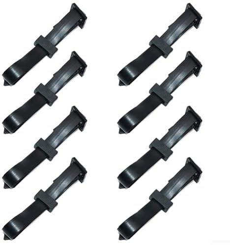 FACULX Lot de 8 attaches pour arbres, attaches robustes et réglables pour arbustes, arbres fruitiers, plantes en pot (60 x 2,5 cm)