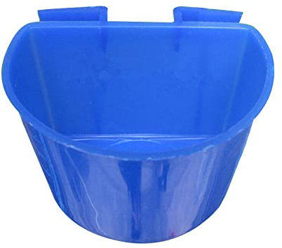 YUOIUX Comedero para pájaros para jaula colgante, bandejas de agua para periquitos para aves de corral para loros pequeños