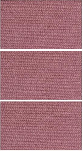 Wendy Supreme 100% Acrylic Double Knitting 100g Balls (WD09 Rose) (Pack of 3)