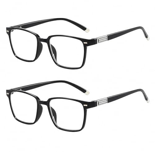 Uzndq 2 Stück Autofokus Brille Mit Selbsteinstellung,Brille Die Sich Automatisch Der Sehstärke Anpasst,Intelligente Briller Mit Automatischer Dioptrien-Einstellung,Für Lesen Und Täglichen Gebrauch