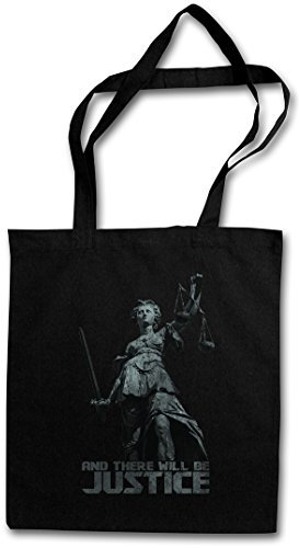 Urban Backwoods Justitia I Hipster Bag Beutel Stofftasche Einkaufstasche