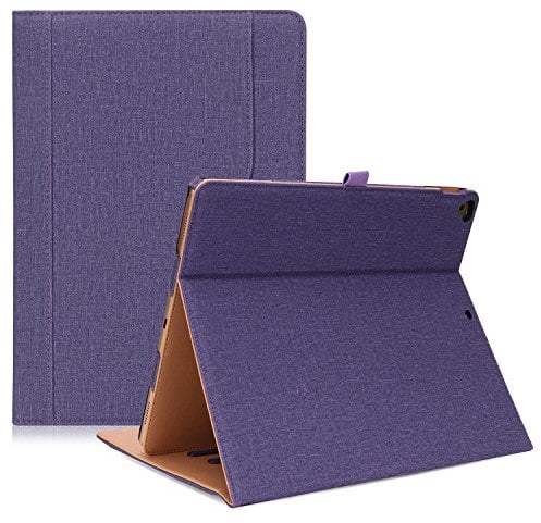 ProCase for iPad Pro 12.9 Inch 2017/2015 Old Model Case - Premium PU Leather Folio Case Cover, for iPad Pro 12.9 Inch (1st / 2nd Generation) -Purple