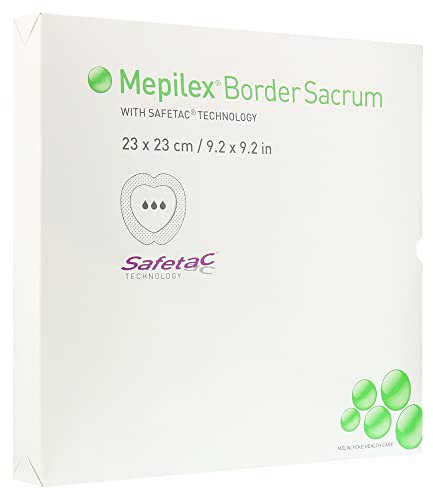 MEPILEX Border Sacrum Ag Schaumverb.23x23 cm ster. 5 Stück