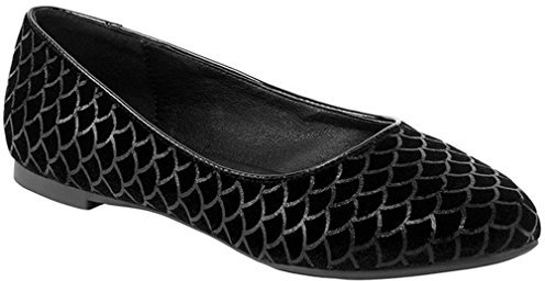 Killstar Samt Ballerinas - Cursula 36
