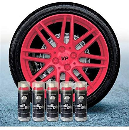 Set Felgen Vinyl Flüssig Full Dip 5 Sprays Pink Chicle