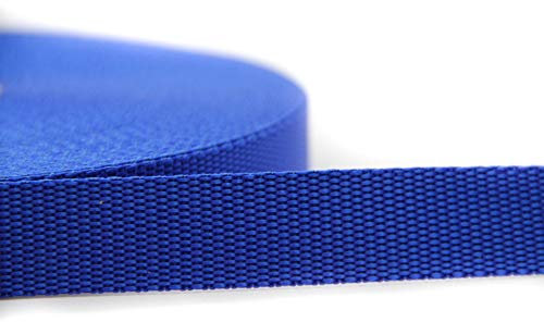 NTS-Nähtechnik 25m Gurtband aus 100% Polypropylen (blau, 25)