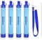 Purewell Outdoor Water Filter – 0.01 μm ultra-fine filter removes 99.99% of bacteria & heavy metals | 1500L filter capacity | Portable drinking water filter with neck strap for survival & outdoor